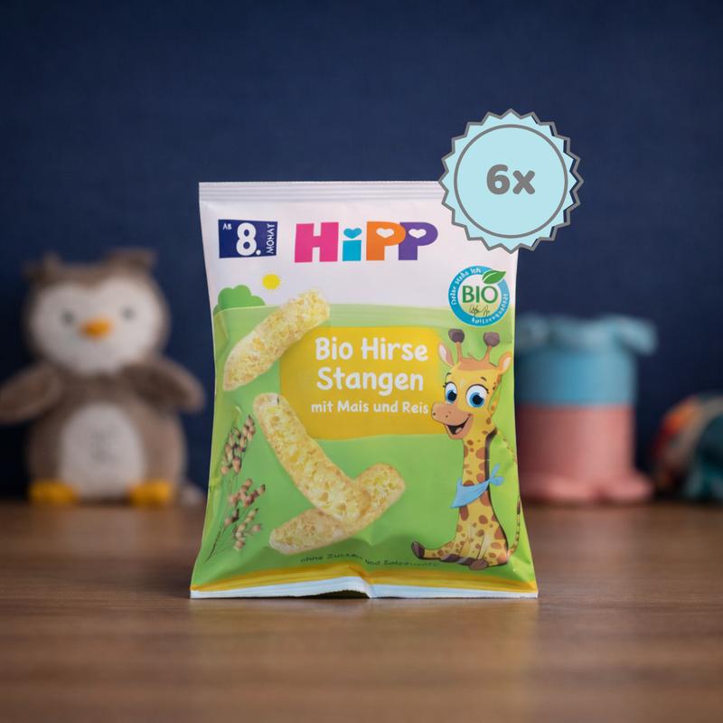 HiPP Baby snack millet sticks (30g), from 8 months - 6 Packs