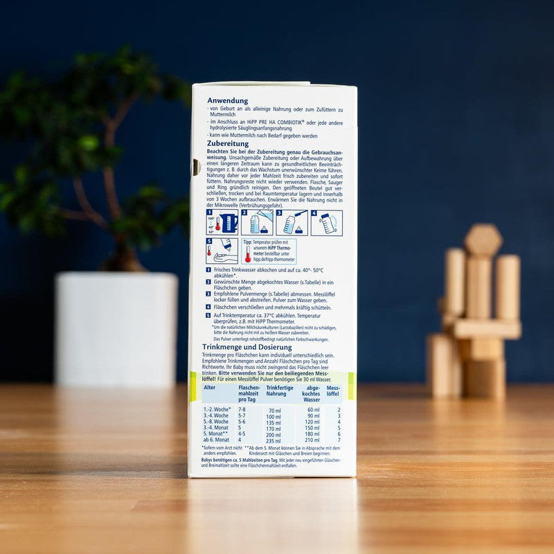 HiPP HA Stage 1 Combiotic Formula (600g) + HiPP Storage Container