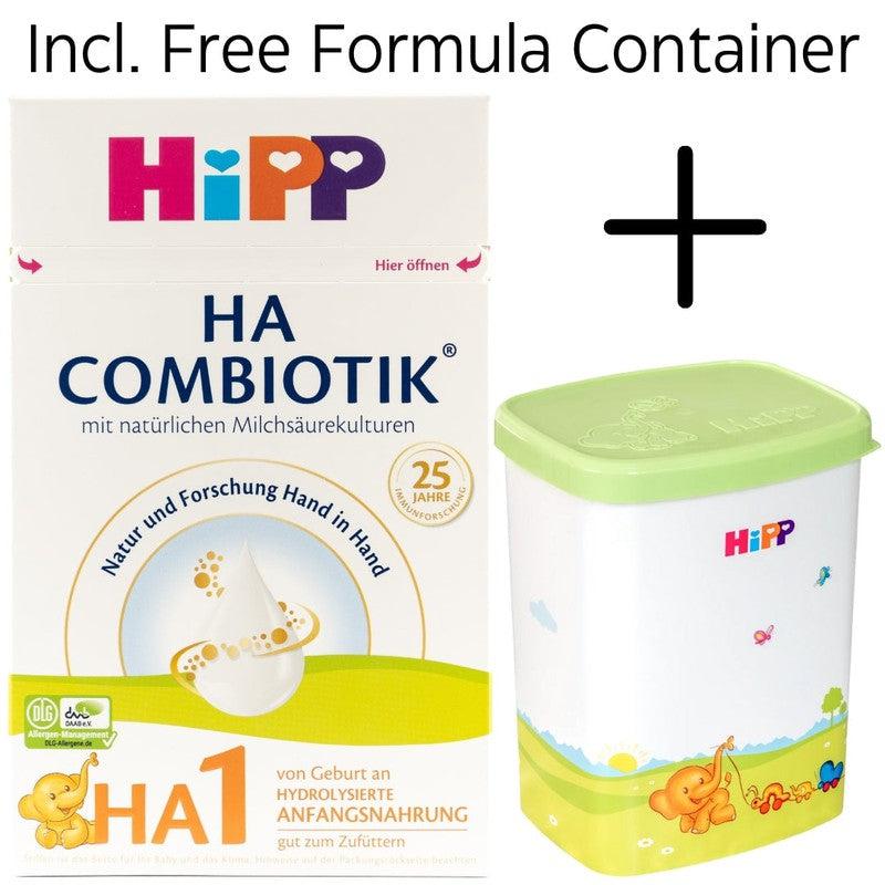 HiPP HA Stage 1 Combiotic Formula (600g) + HiPP Storage Container