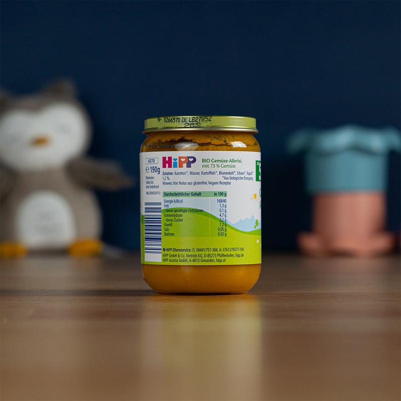 HiPP Jar - Assorted Vegetables Puree (190g)