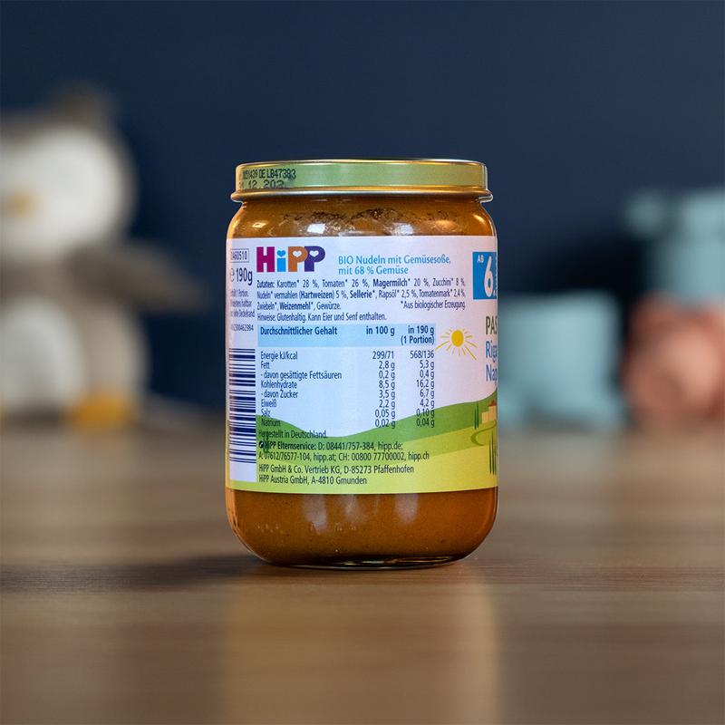 HiPP Jar - Pasta Bambini Rigatoni Napoli (190g) - 6+ months