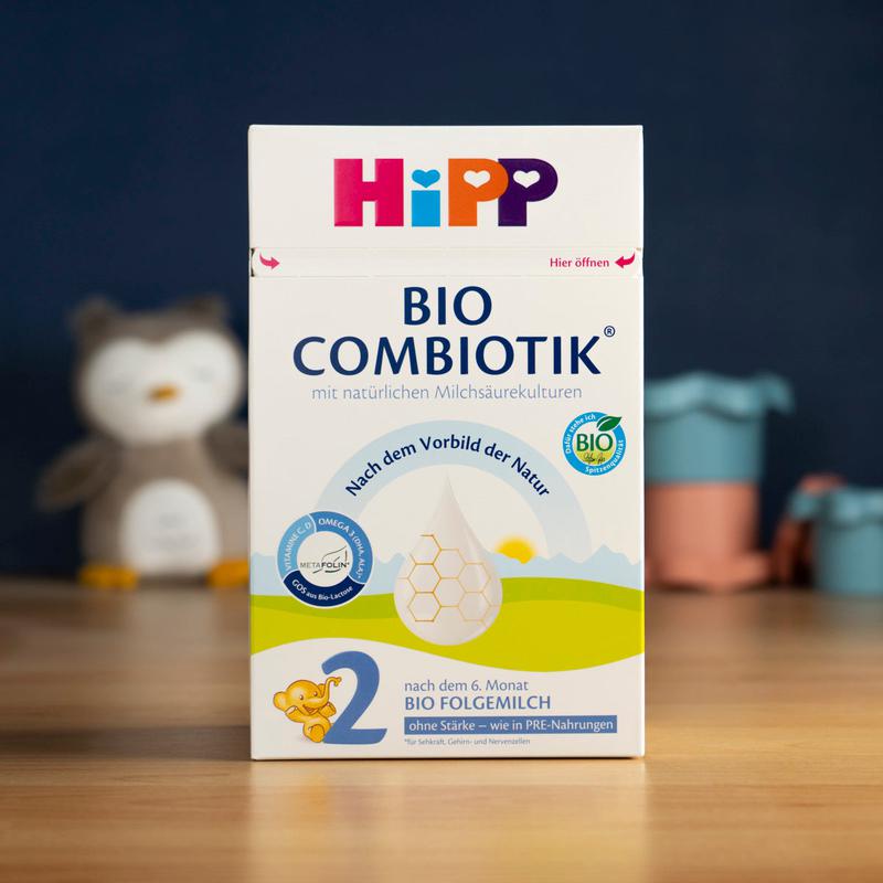 HiPP No Starch Stage 2 (6+ Months) Combiotic Formula - German Version (600g)