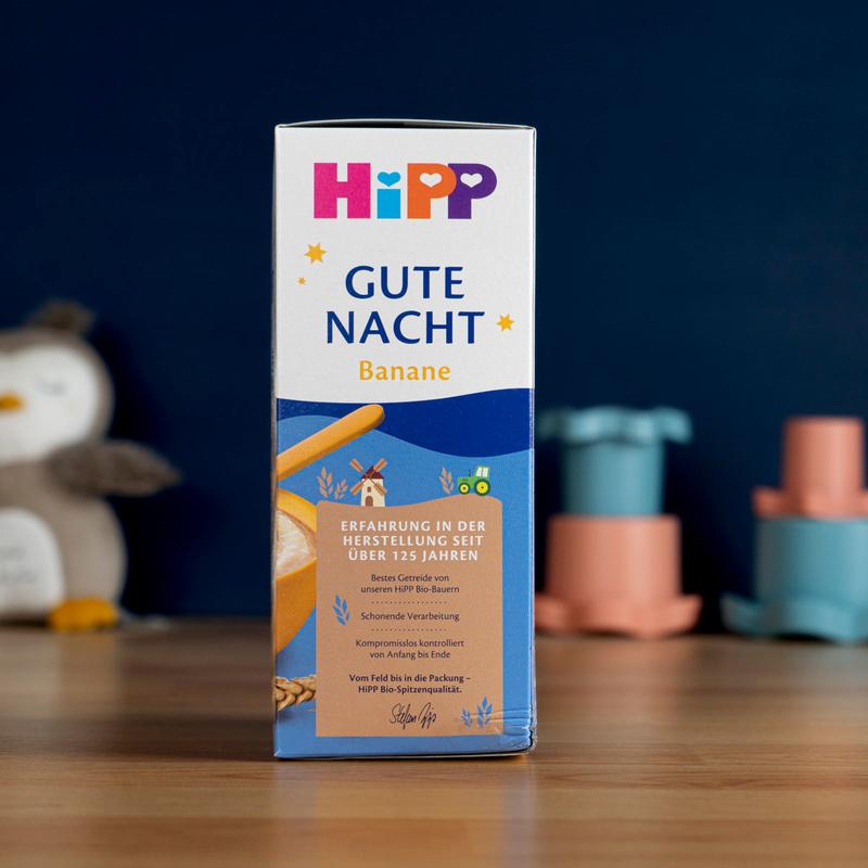 HiPP Organic Banana-Semolina Milk Evening Porridge (6+ Months) - 475g