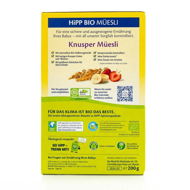 HiPP Organic Crunchy Muesli (15+ Months) - 200g
