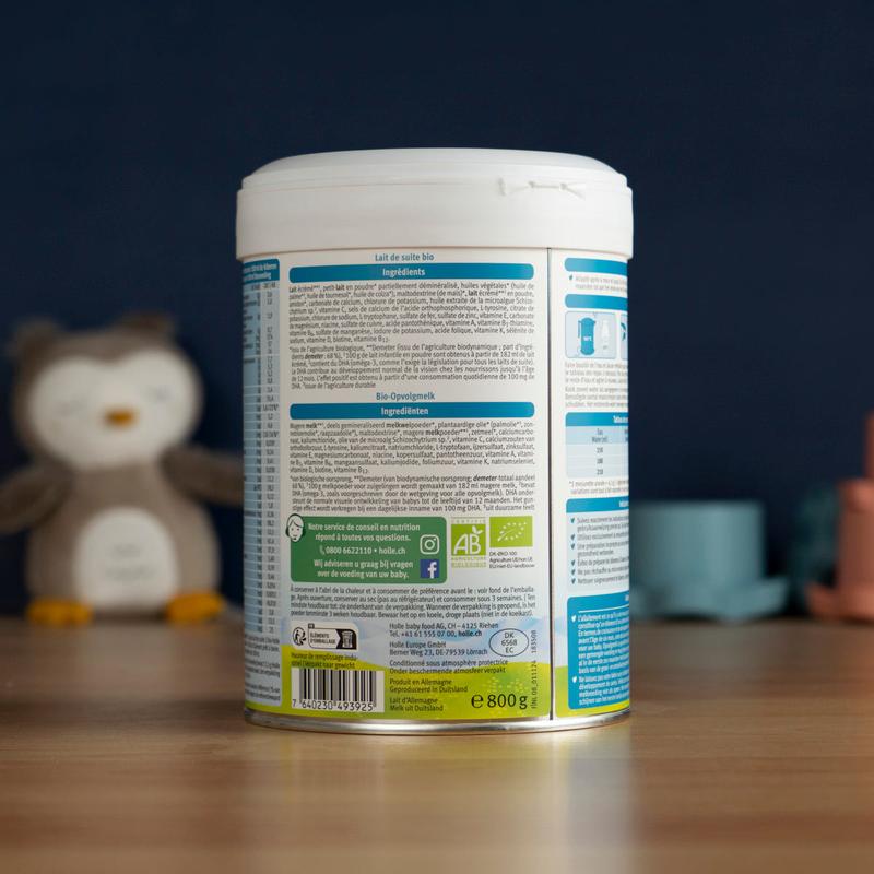 Holle Cow Milk Formula Stage 2 (6+ Months): Dutch Version (800g)