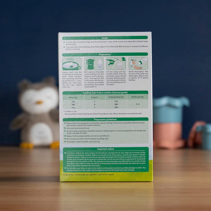 Holle Goat Milk Formula Stage 2 Lactose-Only (6-12 Months): Global Version (400g)