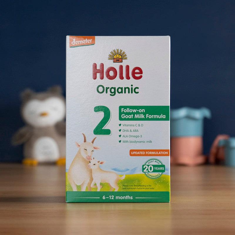 Holle Goat Milk Formula Stage 2 Lactose-Only (6-12 Months): Global Version (400g)