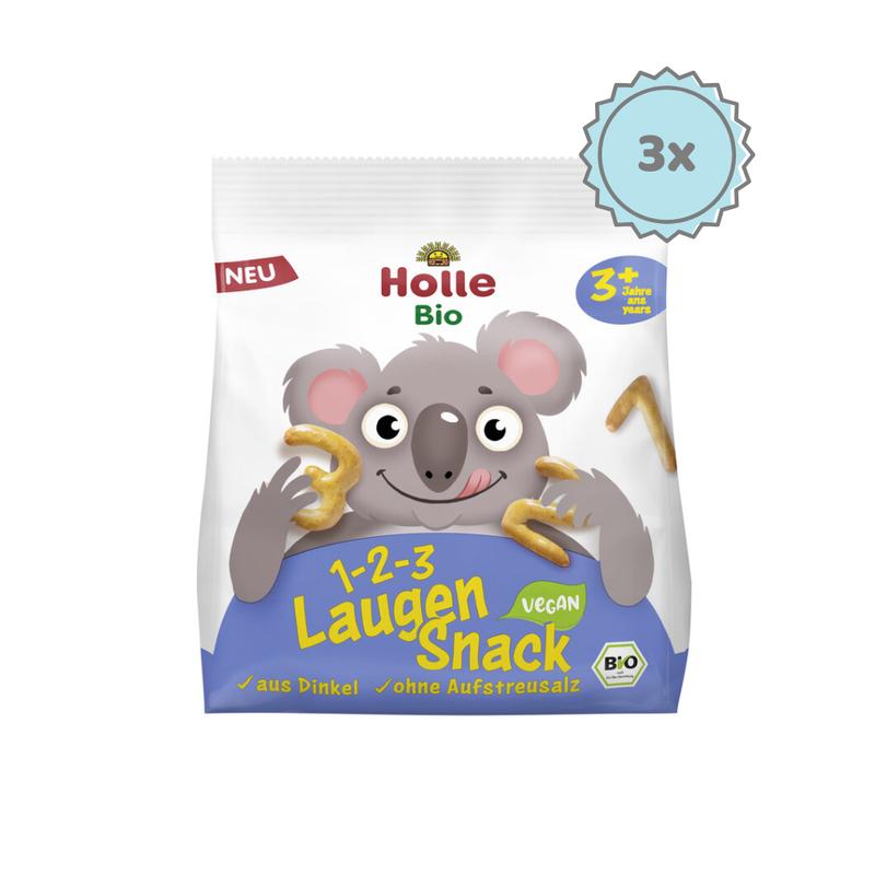 Holle Organic 1-2-3 Pretzel Snack (3+ years), 80g - 3 Packs