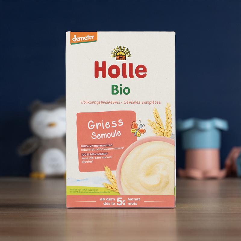 Holle Organic Semolina Porridge (5+ Months) - 250g