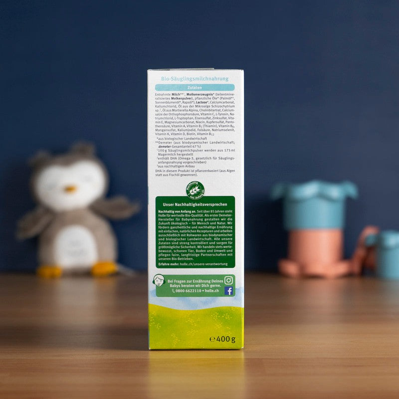 Holle Stage 1 (0-6 Months) Organic Infant Formula (400g)