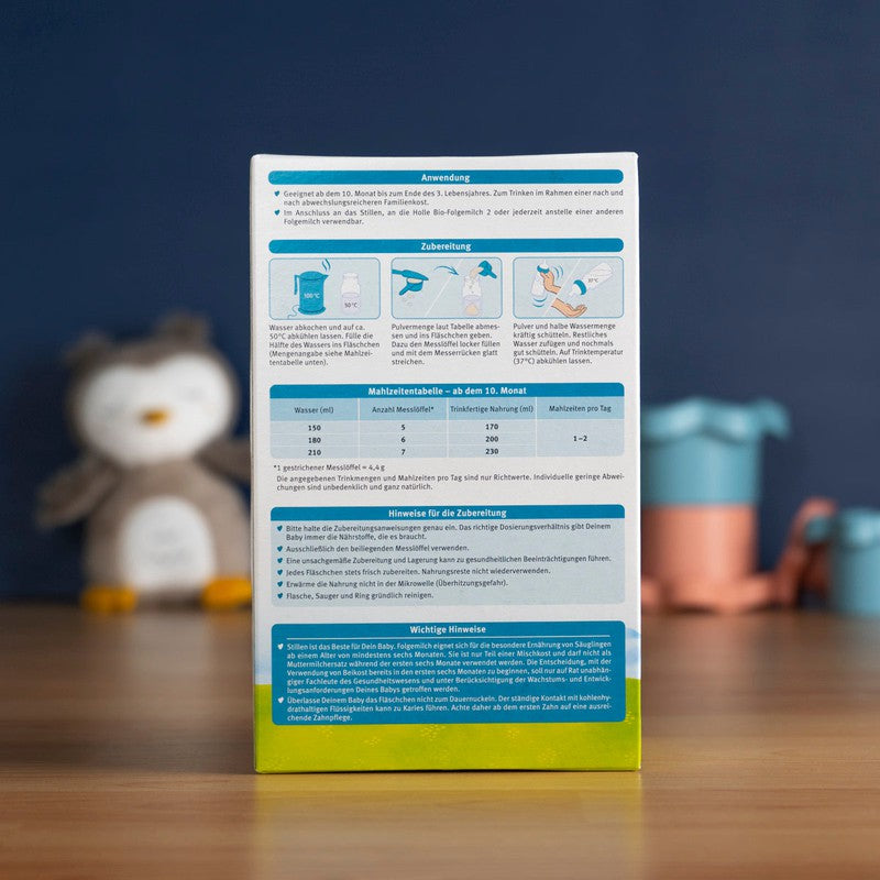 Holle Stage 3 (10-12 Months) Organic Baby Formula (600g)