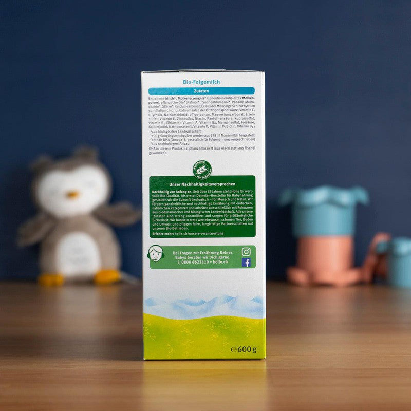 Holle Stage 4 (12+ Months) Organic Toddler Formula (600g)