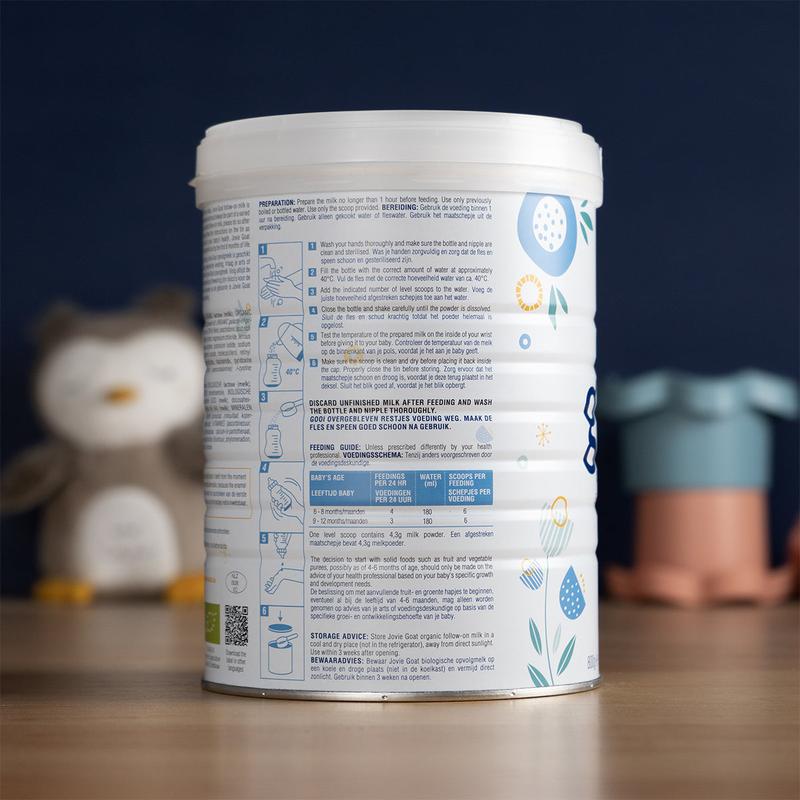 Jovie Stage 2 (6-12 Months) Organic Goat Milk Formula (800g)