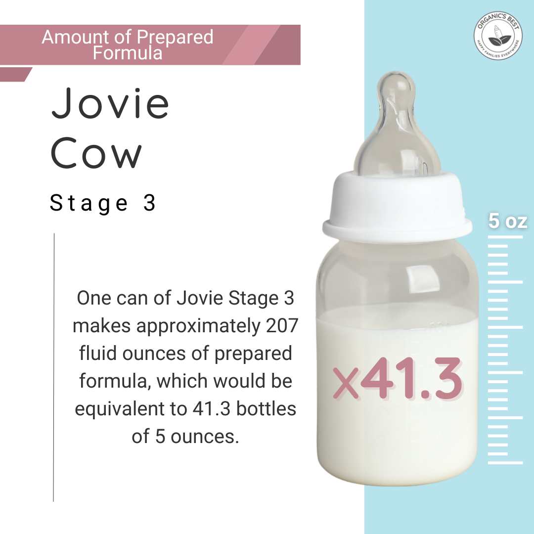 Jovie Cow Stage 3 Organic Baby Formula