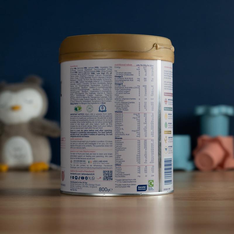 Kendamil Stage 1 (0-6 Months) Classic First Infant Milk Formula (800g)