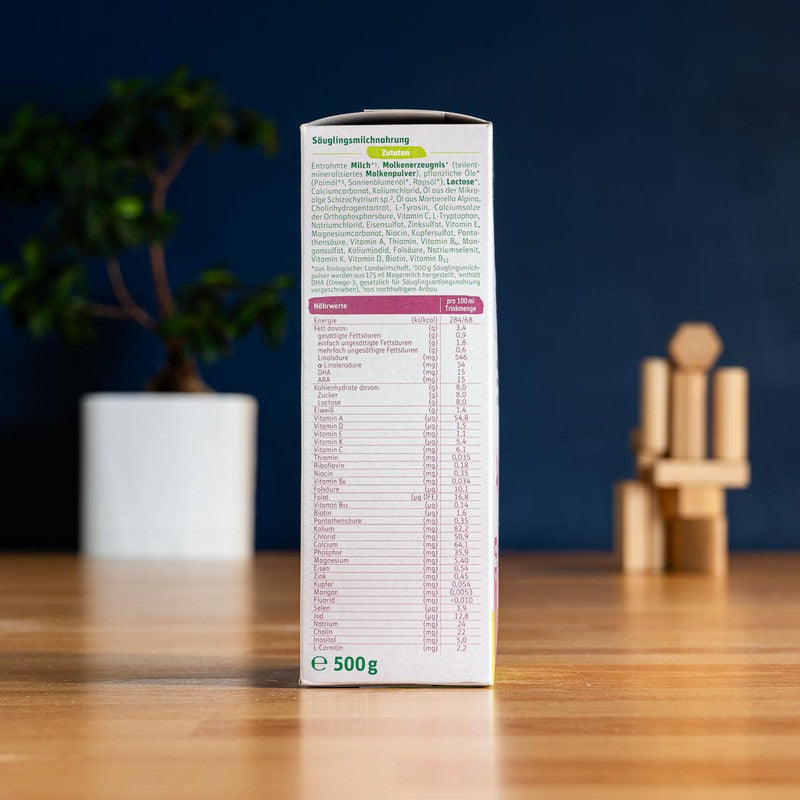 Lebenswert Bio Stage 1 (0-6 Months) Infant Formula (500g)