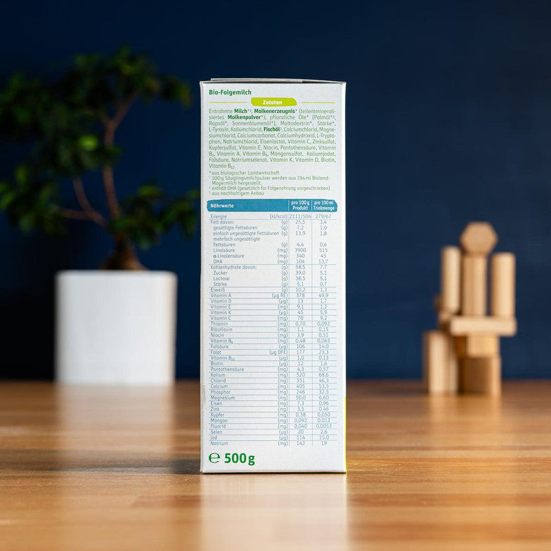 Lebenswert Bio Stage 2 (6-12 Months) Organic Formula (500g)