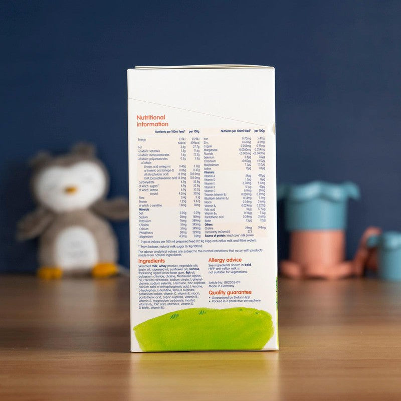 HiPP Anti-Reflux Formula UK 0+ Months (800g)