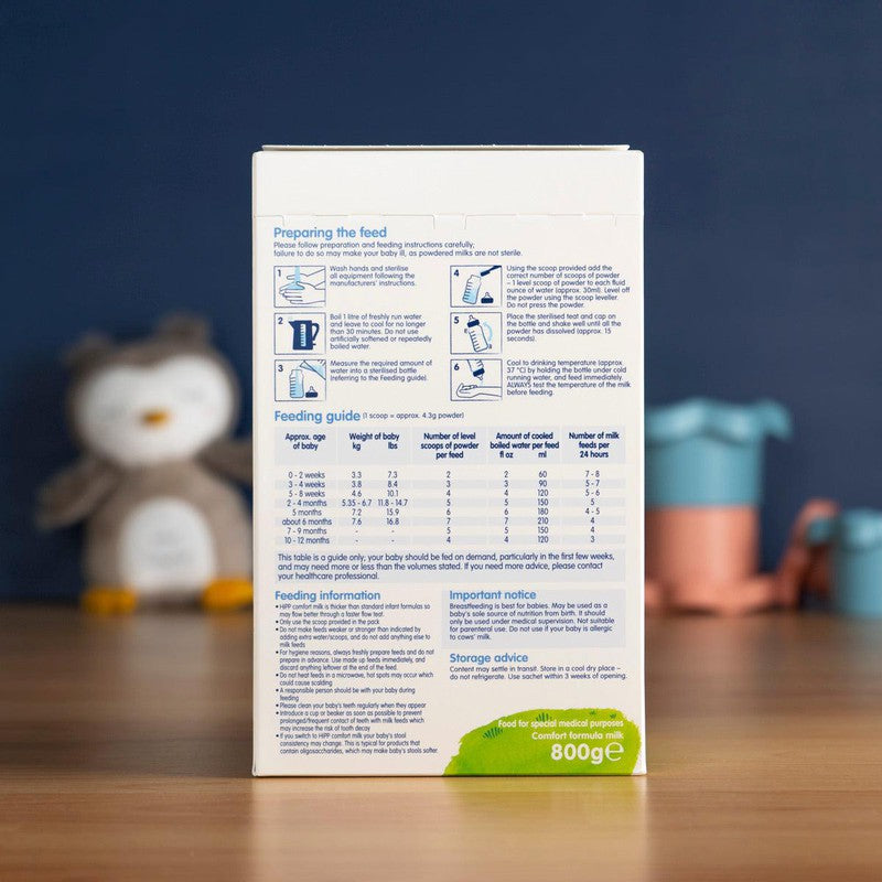HiPP Comfort UK Special Formula 0+ Months (800g)