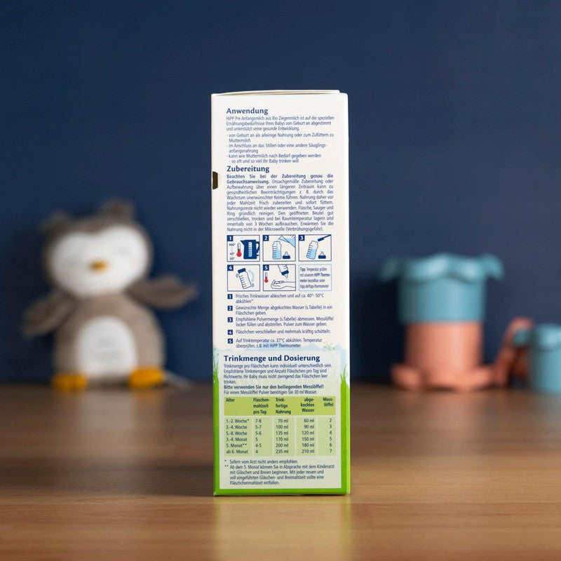 HiPP Goat Milk Formula Stage PRE (0-6 Months) - German Version (400g)