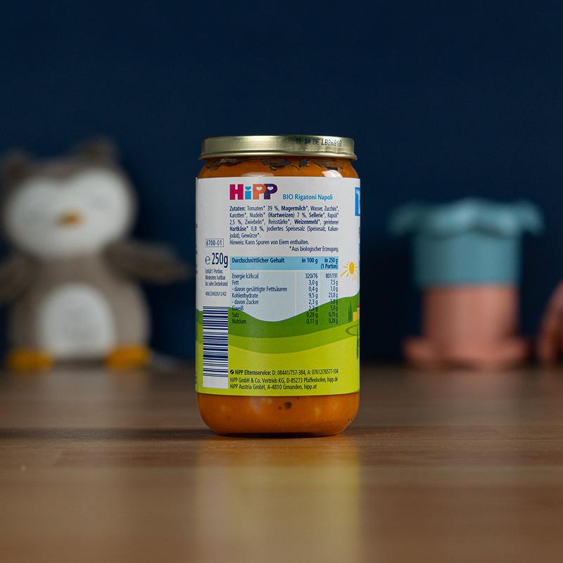 HiPP Jar - Pasta Bambini Rigatoni Napoli (250g)