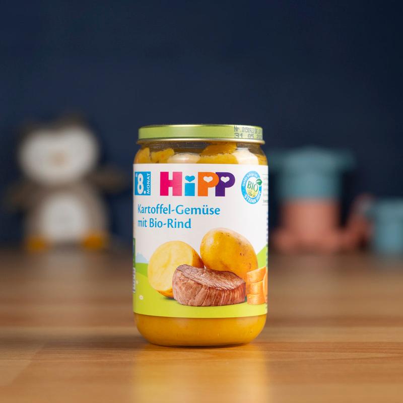 HiPP Jar - Potato and Vegetables With Organic Beef Puree (220g)