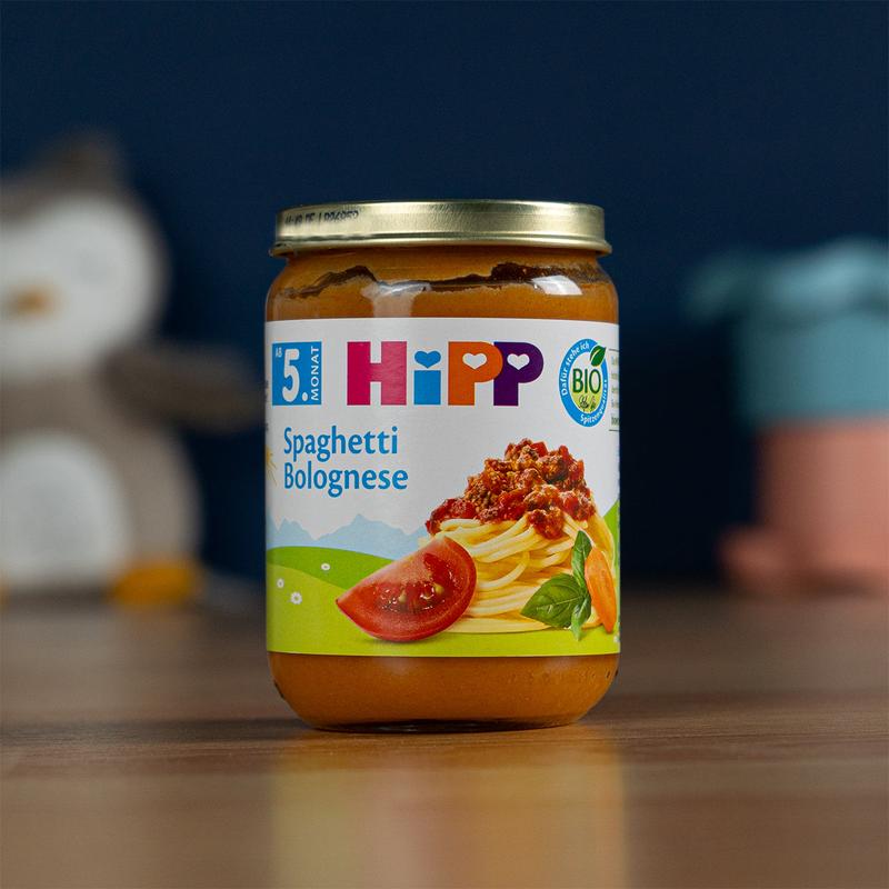 HiPP Jar Spaghetti Bolognese Puree: 5+ months (190g)
