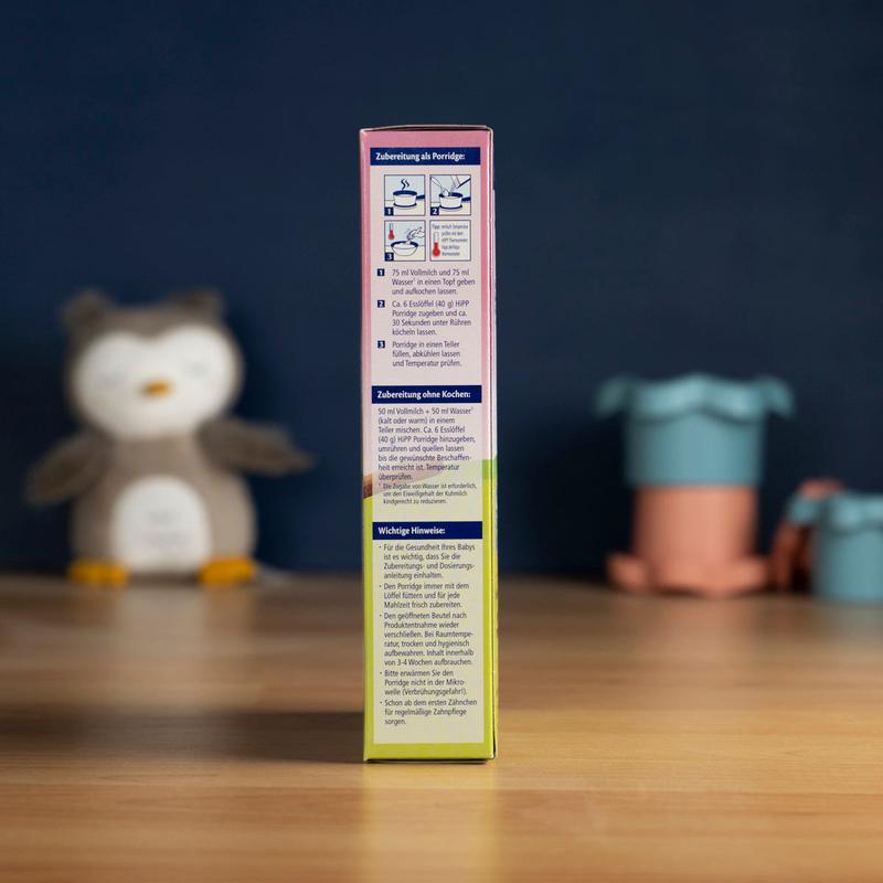 HiPP Organic Porridge - Oat Strawberry-Raspberry (8+ Months) - 250g