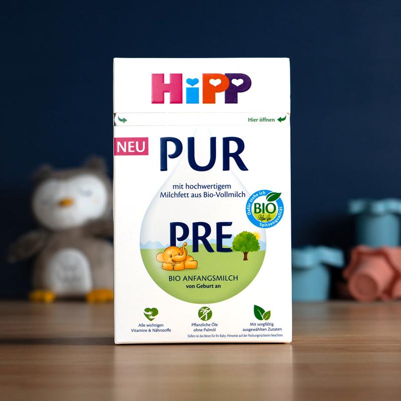 HiPP PUR Stage PRE Organic Whole Milk Infant Formula 0-6 months (500g)