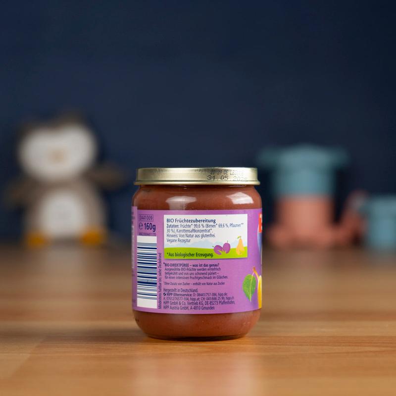 HiPP Premium Jar - Plum Pear Puree (160g)