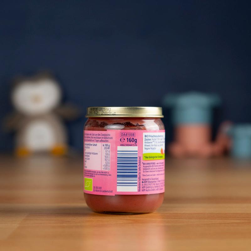 HiPP Premium Jar - Strawberry Raspberry Apple Puree (160g)