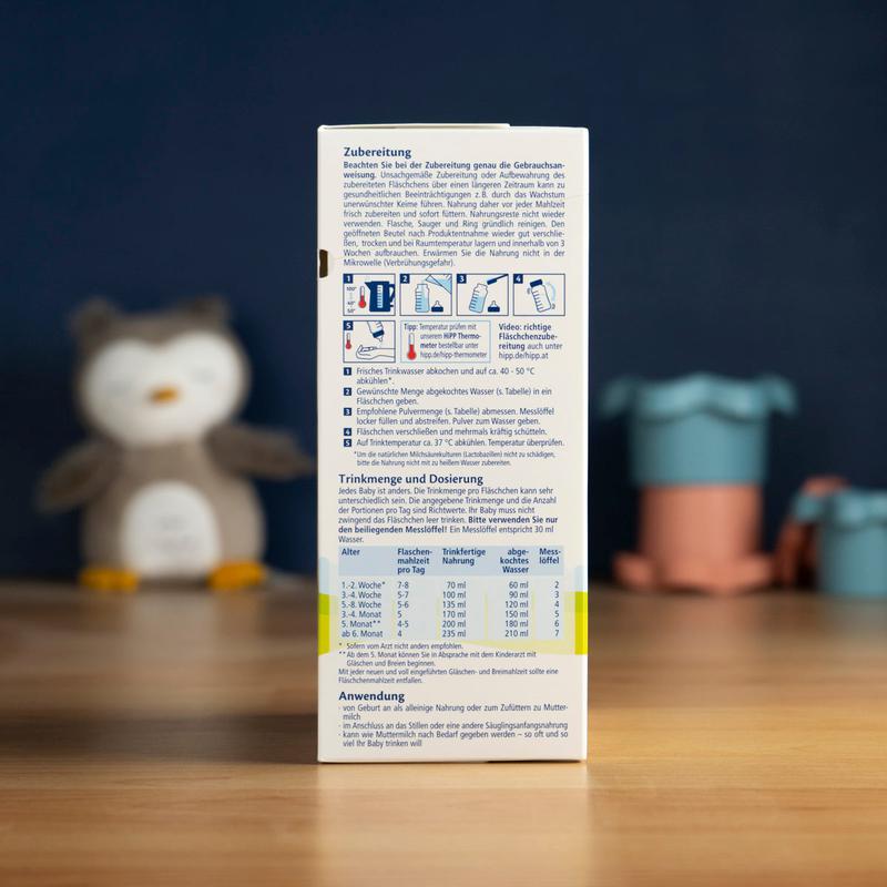 HiPP Stage PRE (0+ Months) Combiotic Formula - German Version (600g)