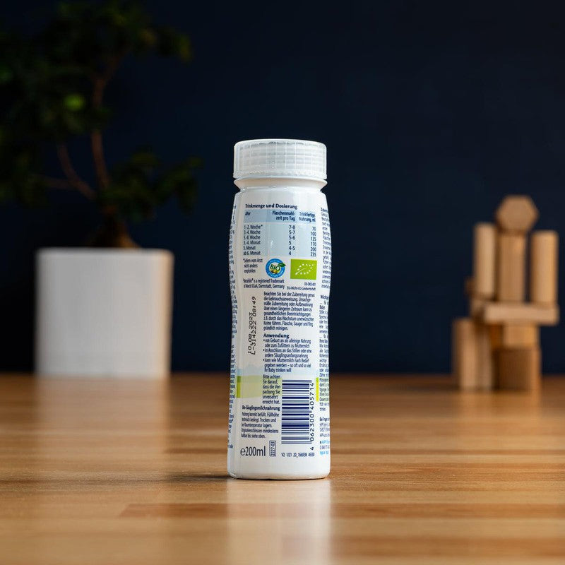 HiPP Stage PRE Ready to Feed Formula (200ml) - 60 Bottles