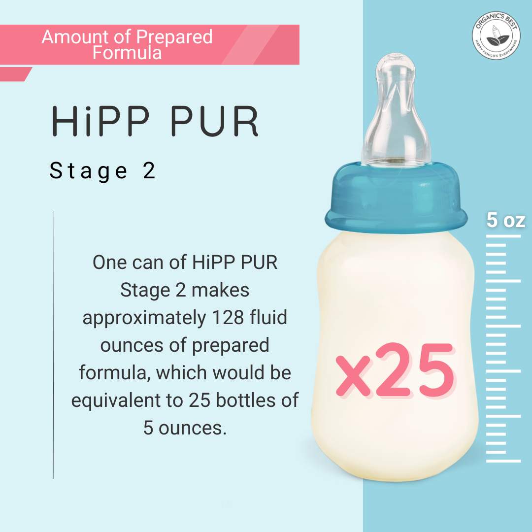 HiPP PUR Stage 2 Organic Whole Milk Baby Formula 