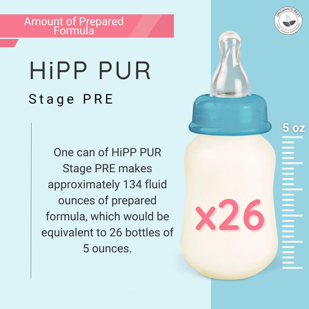 HiPP PUR PRE Organic Whole Milk Infant Formula