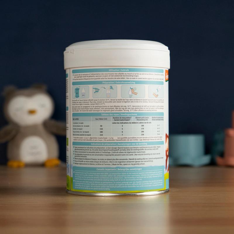 Holle Cow Milk Formula Stage 1 (0-6 Months): Dutch Version (800g)