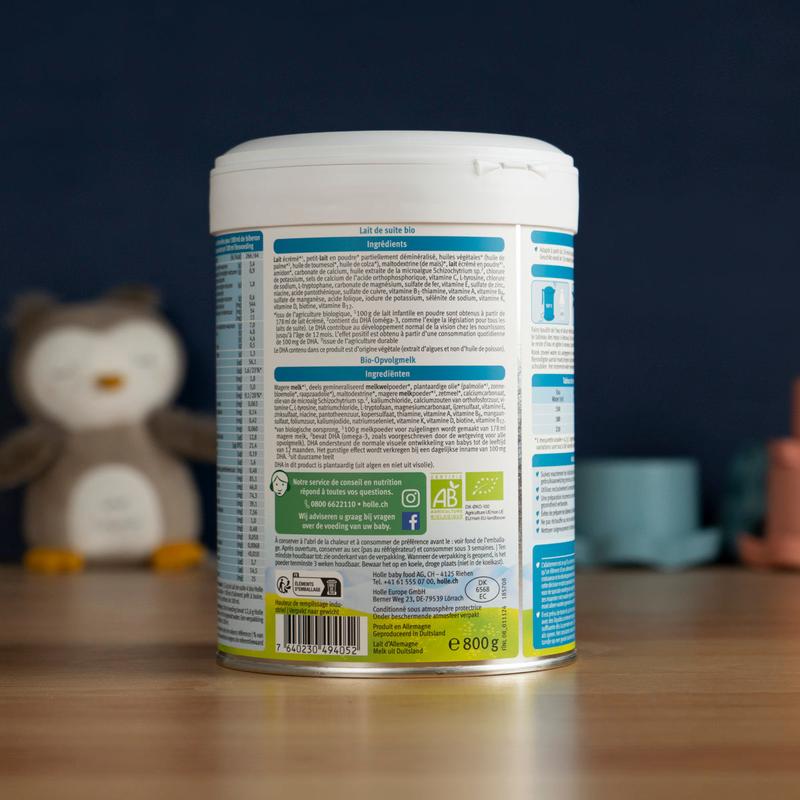 Holle Cow Milk Formula Stage 4 (12+ Months): Dutch Version (800g)