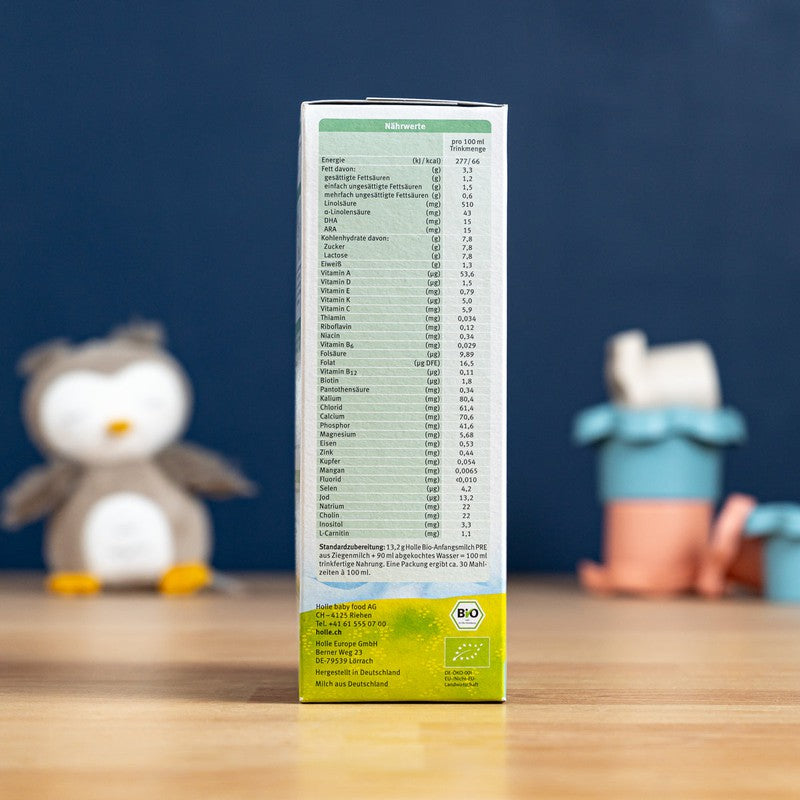 Holle Goat Milk Formula Stage Pre 0+ Months (400g)