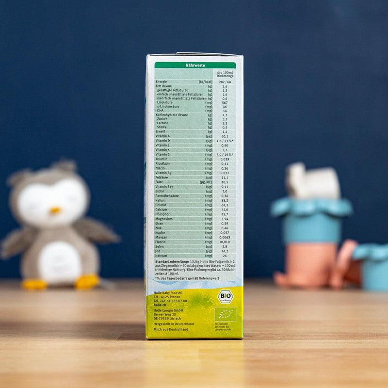 Holle Goat Stage 2 Milk Formula (400g) + HiPP Storage Container