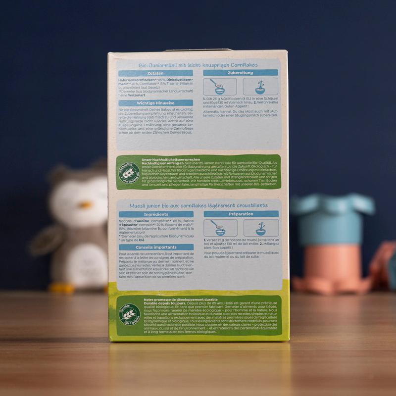 Holle Junior Multigrain Muesli with Cornflakes (10+ Months) - 250g