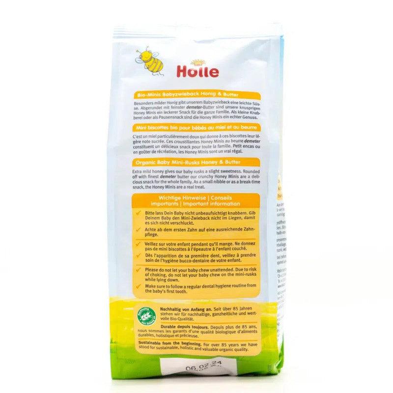 Holle Snack - Mini-Baby Rusks (12+ Months) - 100g - 3 Packs