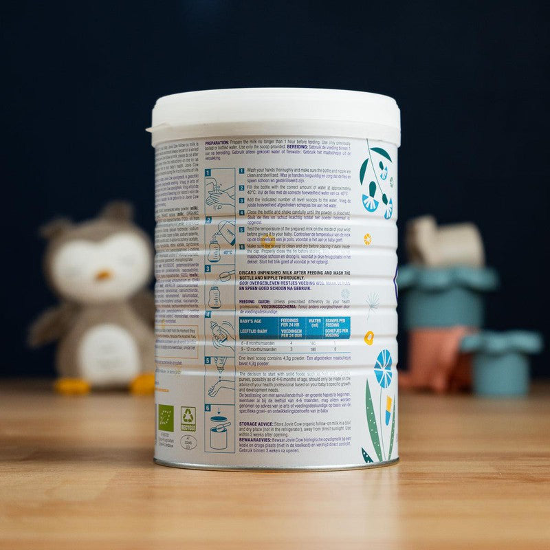 Jovie Stage 2 (6+ Months) Organic Cow Milk Formula (800g)