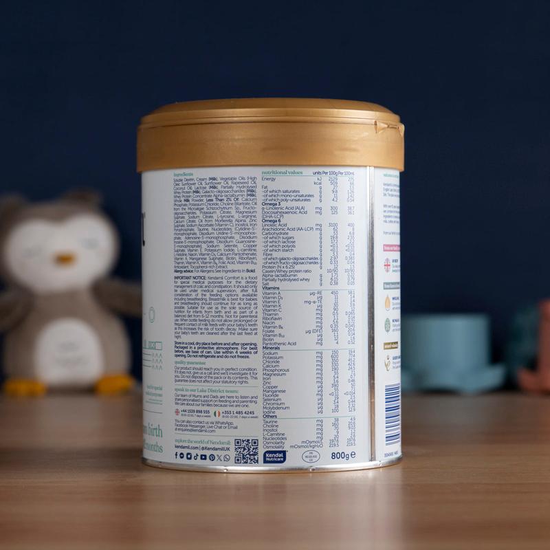 Kendamil Comfort UK Special Formula: 0-12 Months (800g)
