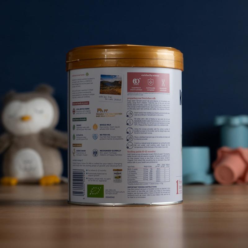 Kendamil Organic Stage 1 (0-6 Months) First Infant Milk Formula (800g): UK Version