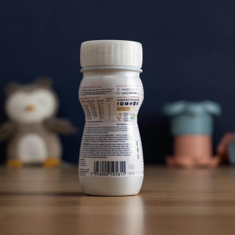 Kendamil Ready to Feed Stage 1 (0+ Months) First Infant Milk Formula (250ml) - 90 Bottles