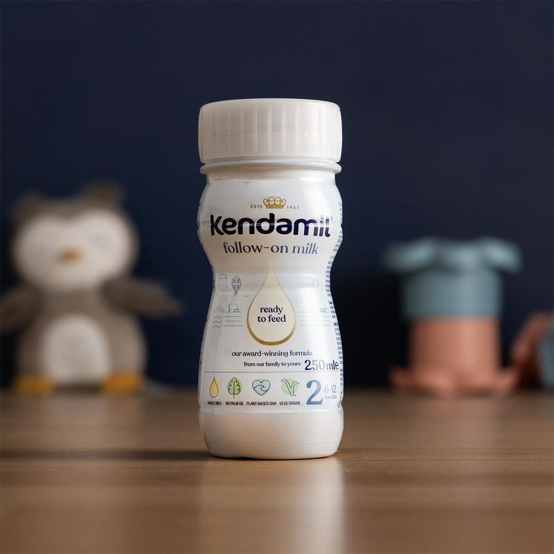 Kendamil Ready to Feed Stage 2 (6+ Months) Follow-on Milk Formula (250ml) - 36 Bottles