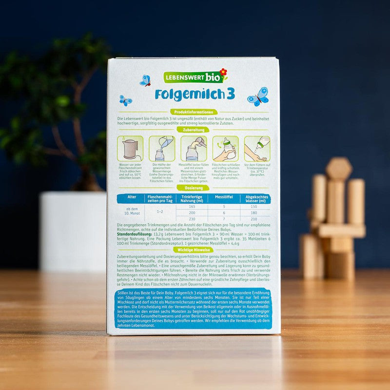 Lebenswert Bio Stage 3 (10+ Months) Organic Formula (475g)