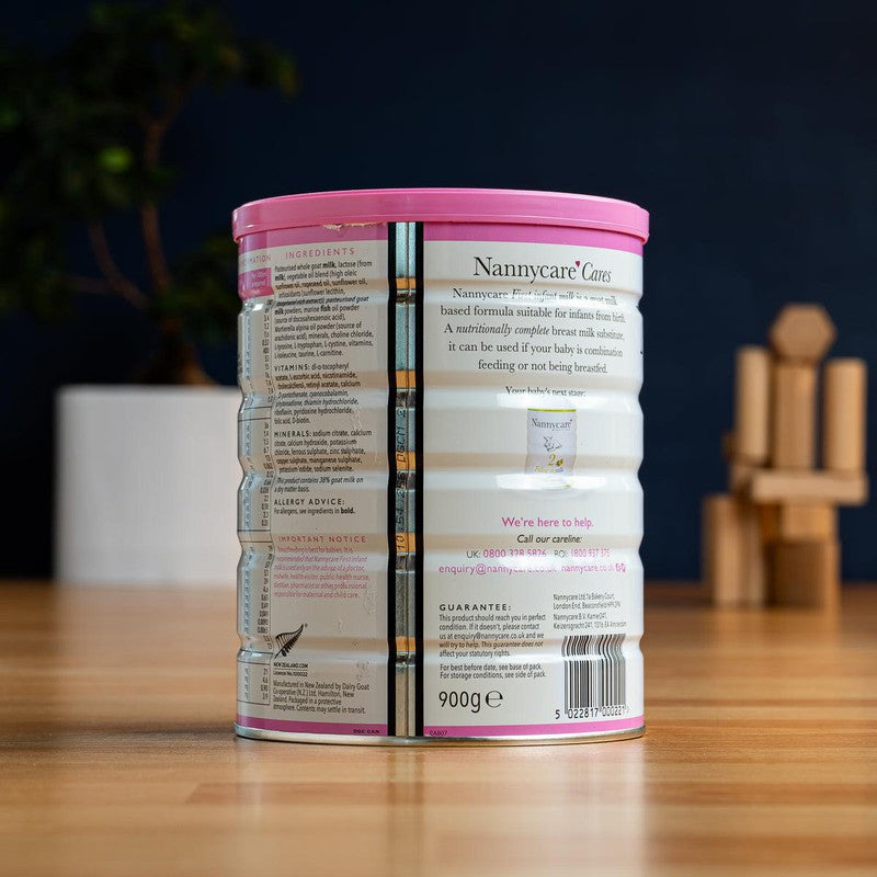 Nannycare Stage 1 (0-6 Months) Goat Milk Formula (900g)