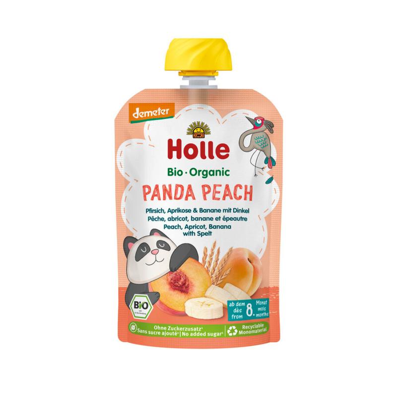Panda Peach - Peach, Apricot, Banana with Spelt (100g), from 8 months